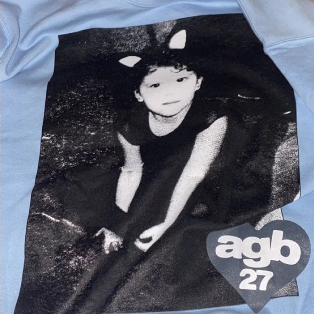ariana grande ag27 birthday merch crewneck